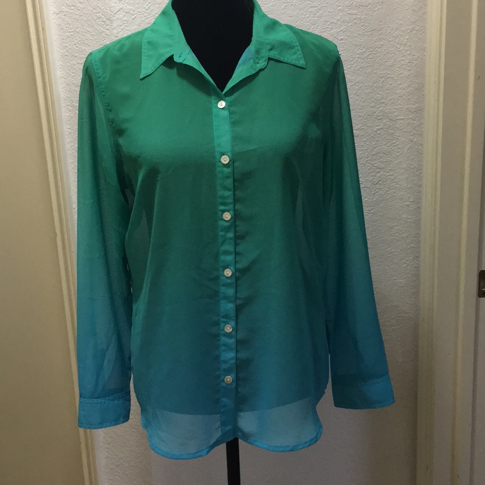 Chico’s degraded blouse Size 1
